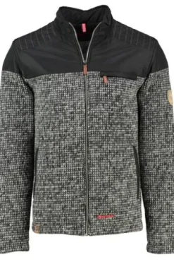ALMGWAND Walk Jacke anthrazit meliert