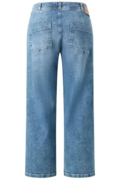 ANGELS Culotte-Jeans Linn Smart bleached blue used Relaxed Fit