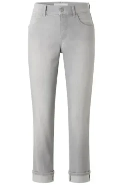 ANGELS 7/8 Jeans Darleen Turn up light grey used Straight Fit