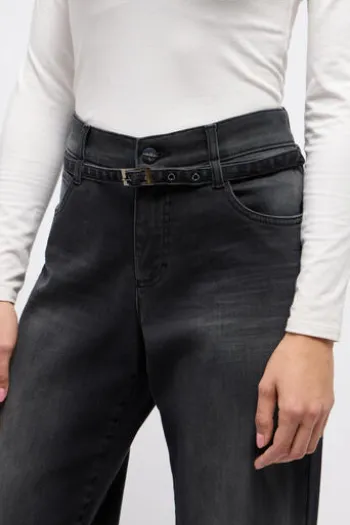 ANGELS LIZ BELT Jeans anthrazit used Relaxed Fit