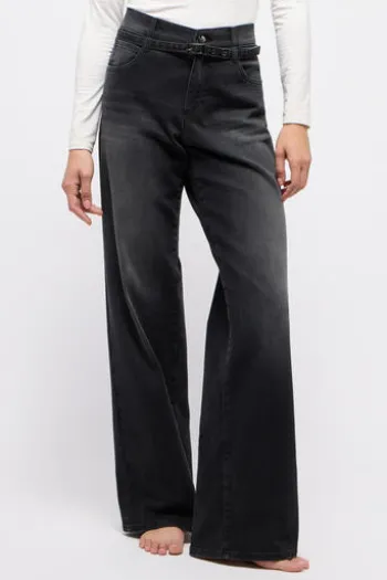 ANGELS LIZ BELT Jeans anthrazit used Relaxed Fit