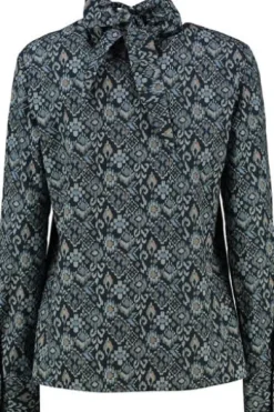 ANNA Bluse blau