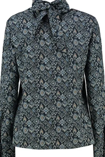 ANNA Bluse blau