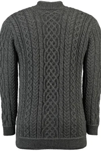 ARAN Troyer anthrazit Merinowolle Supersoft
