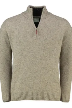 ARAN Troyer beige Merinowolle