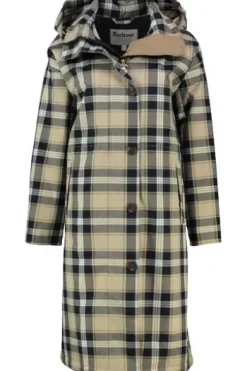 BARBOUR Jacke Iris Tartan Waterproof beige