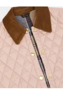 BARBOUR Steppjacke Icons Cropped Liddesdale rosa