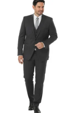 BENVENUTO Baukasten Sakko anthrazit Modern Fit