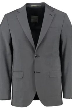 BENVENUTO Baukasten Sakko Modern Fit strukturiert anthrazit