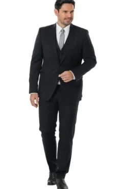 BENVENUTO Baukasten Sakko schwarz Modern Fit