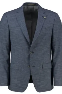 BENVENUTO Sakko blau mit Leinen