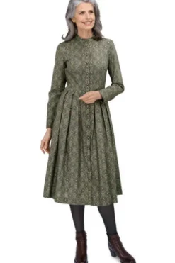 BERWIN Kleid grün
