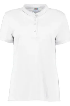 BERWIN Shirt weiß mit Spitzenborte