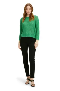 BETTY BARCLAY Basic-Strickpullover grün