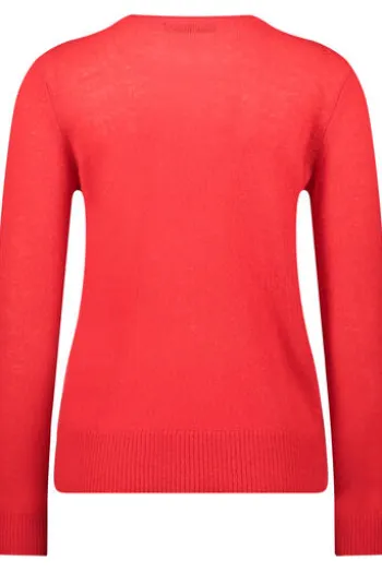 BETTY BARCLAY Kaschmir-Pullover red scarlet
