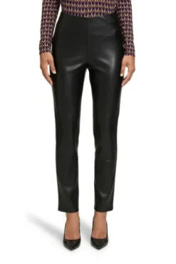 BETTY BARCLAY Kunstleder-Leggings schwarz