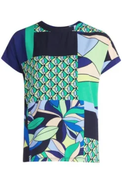 BETTY BARCLAY Printshirt dark blue/green
