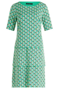 BETTY BARCLAY Stufenkleid green/blue