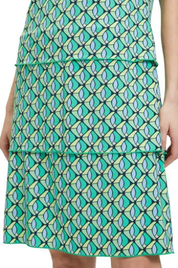 BETTY BARCLAY Stufenkleid green/blue