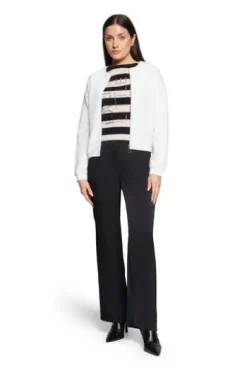 BETTY BARCLAY Sweatjacke white