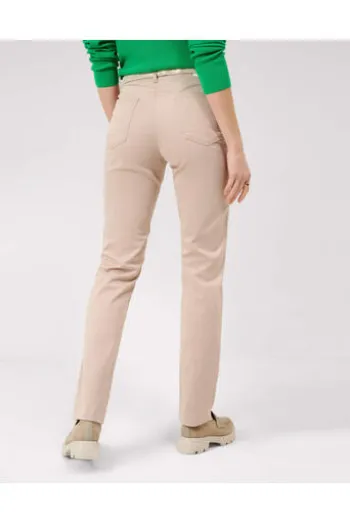 BRAX Baumwoll-Hose Carola beige Feminine Fit
