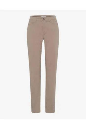 BRAX Baumwoll-Hose Carola beige Feminine Fit