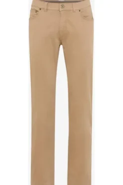 BRAX Baumwoll-Jeans Cooper Marathon camel Regular Fit