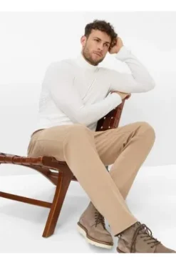 BRAX Baumwoll-Jeans Cooper Marathon camel Regular Fit