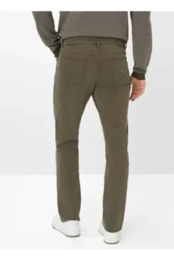 BRAX Baumwoll-Jeans Cooper Marathon olive Regular Fit