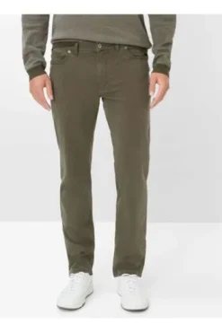 BRAX Baumwoll-Jeans Cooper Marathon olive Regular Fit