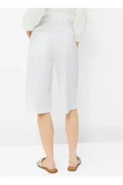 BRAX Bermuda-Hose Maine white Wide Fit