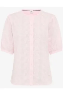 BRAX Bluse Vea dusty rose Kurzarm