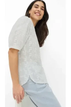 BRAX Bluse Vea white Kurzarm