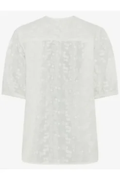BRAX Bluse Vea white Kurzarm