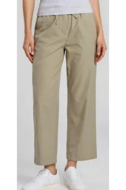 BRAX 6/8 Culotte-Hose Maine soft greige-beige Wide Fit in Premium-Qualität