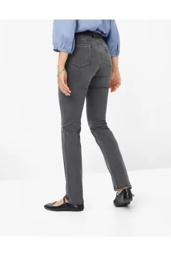 BRAX Jeans Carola grau Feminine Fit in Premium-Denim