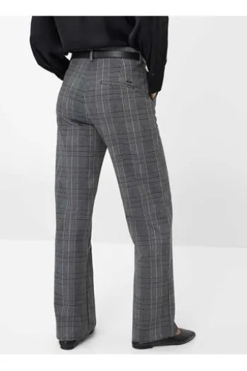 BRAX Jeans Maine smoke grey kariert Wide Fit