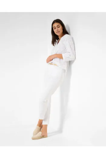 BRAX Jeans Mary weiß Slim Fit