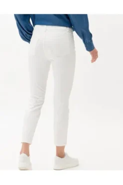 BRAX 7/8 Jeans Shakira weiß Skinny Fit Free to move Stretch-Denim