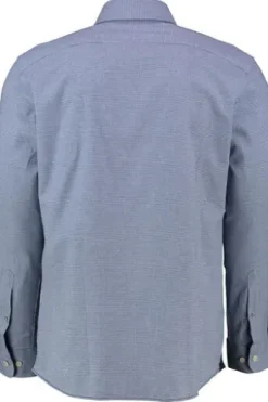 BRAX Leicht Flanell Hemd blau gemustert Modern Fit