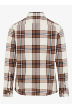 BRAX Light Flanell Hemd Daniel hazel kariert Modern Fit