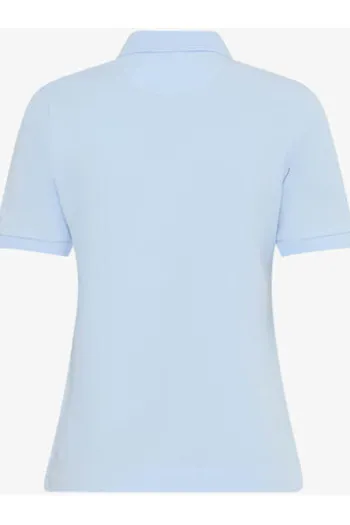 BRAX Polo-Shirt Cleo hellblau in Piqué-Qualität
