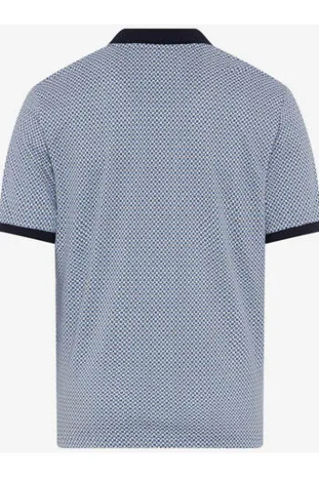 BRAX Polo-Shirt Perry cove gemustert
