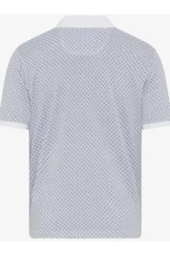BRAX Polo-Shirt Perry storm gemustert