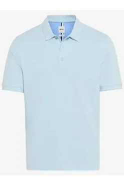 BRAX Polo-Shirt Pete sky