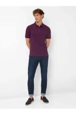 BRAX Polo-Shirt Pete summer grape