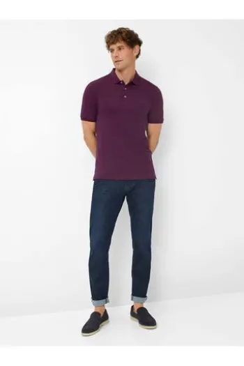 BRAX Polo-Shirt Pete summer grape