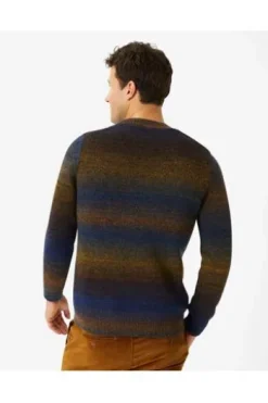 BRAX Pullover Buddy blau/braun