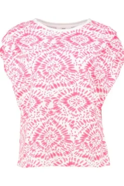 BRAX Shirt Caelen Pink gemustert im graphischen Dessin