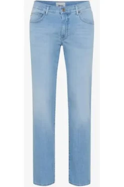 BRAX Summerlight Flex Jeans Cadiz ocean blue used Straight Fit